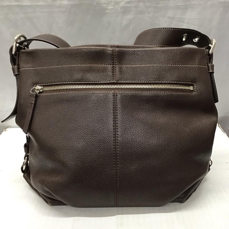 コーチ COACH トートバッグ トートバッグ F15064 レザー ショルダーバッグ 無地 茶 / ブラウン / レディース USED 古着 中古 10121229
