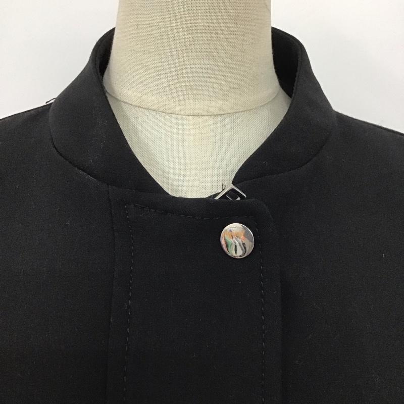 ザラ ZARA ジャケット、上着 ジャケット、ブレザー ジップアップジャケット ジャンパー ジャケット カジュアルジャケット アウター S 無地 黒 / ブラック / レディース USED 古着 中古 10109251