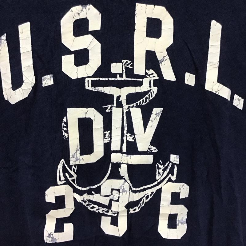 ポロラルフローレン POLO RALPH LAUREN Tシャツ 半袖 半袖カットソー プリントTシャツ クルーネックカットソー S プリント 紺 / ネイビー / レディース USED 古着 中古 10113041
