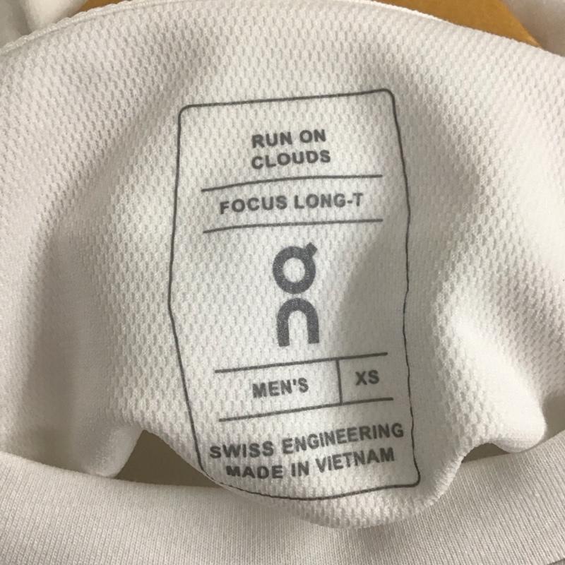 フォーカス FOCUS Tシャツ 長袖 XS 無地 白 / ホワイト / メンズ USED 古着 中古 10128798
