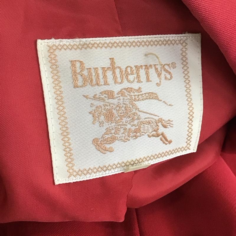 バーバリーズ BURBERRYS ジャケット、上着 ジャケット、ブレザー FJB93-240 テーラード 肩パット 90年代 無地 赤 / レッド / レディース USED 古着 中古 10109069