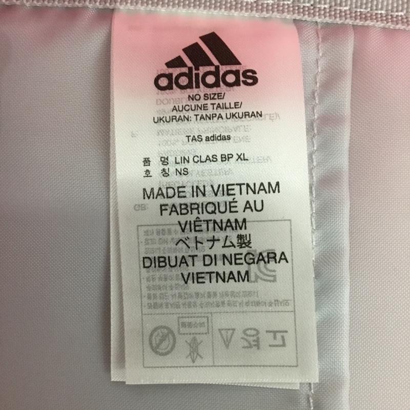 アディダス adidas リュックサック、デイパック リュックサック、デイバッグ DT8641 リニアロゴバックパック タグ付き ロゴ、文字 桃 / ピンク / レディース USED 古着 中古 10132763