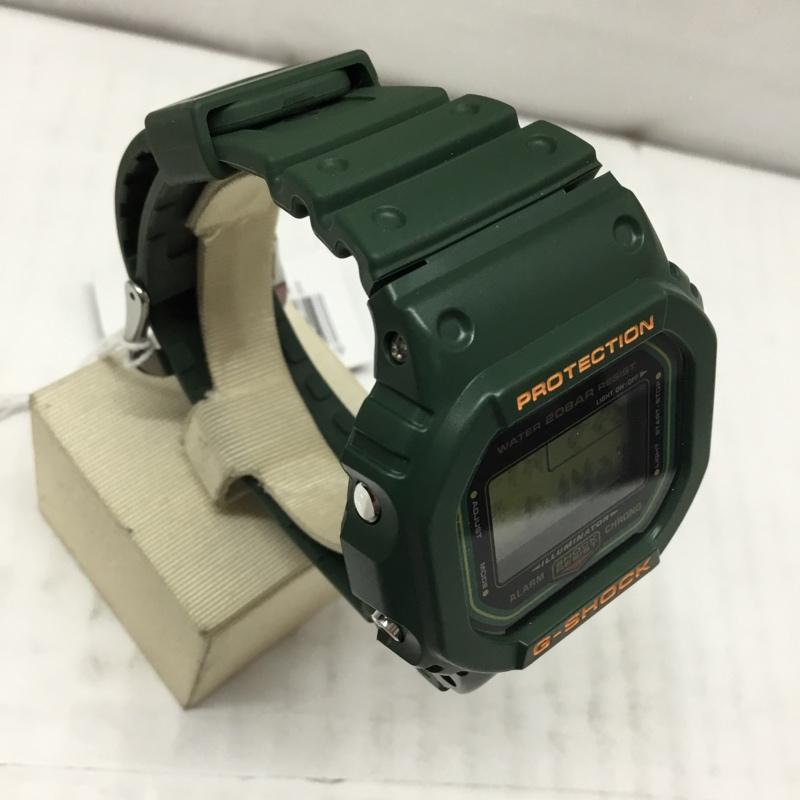 ジーショック G-SHOCK 腕時計 デジタル DW-5600RB 箱有 ロゴ、文字 カーキ / カーキ / メンズ USED 古着 中古 10106512