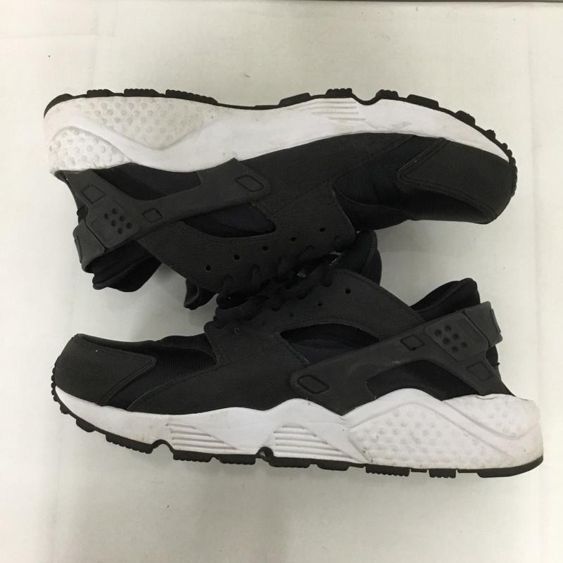 ナイキ NIKE スニーカー スニーカー 634835-006 WMNS AIR HUARACHE RUN エアハラチ 25cm 25.0cm ロゴ、文字 黒 / ブラック / X 白 / ホワイト / レディース USED 古着 中古 10128295