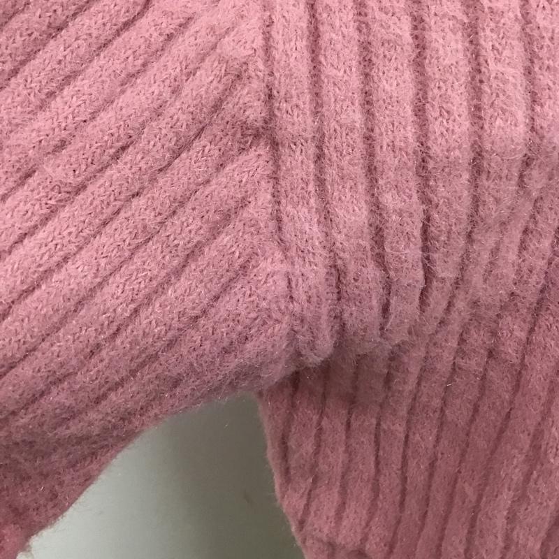 ジェラートピケ gelato pique カーディガン 長袖 無地 桃 / ピンク / レディース USED 古着 中古 10106148