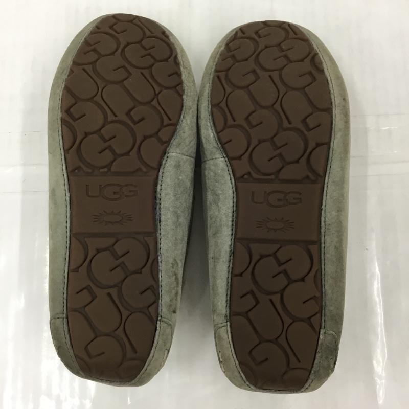 アグ UGG スリッポン スリッポン 3312 Ansley アンスレー モカシン 25cm 箱有 25.0cm 無地 灰 / グレー / レディース USED 古着 中古 10105967