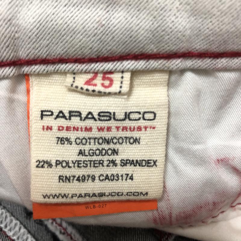 パラスコ PARASUCO パンツ デニム、ジーンズ 無地 赤 / レッド / メンズ USED 古着 中古 10004112