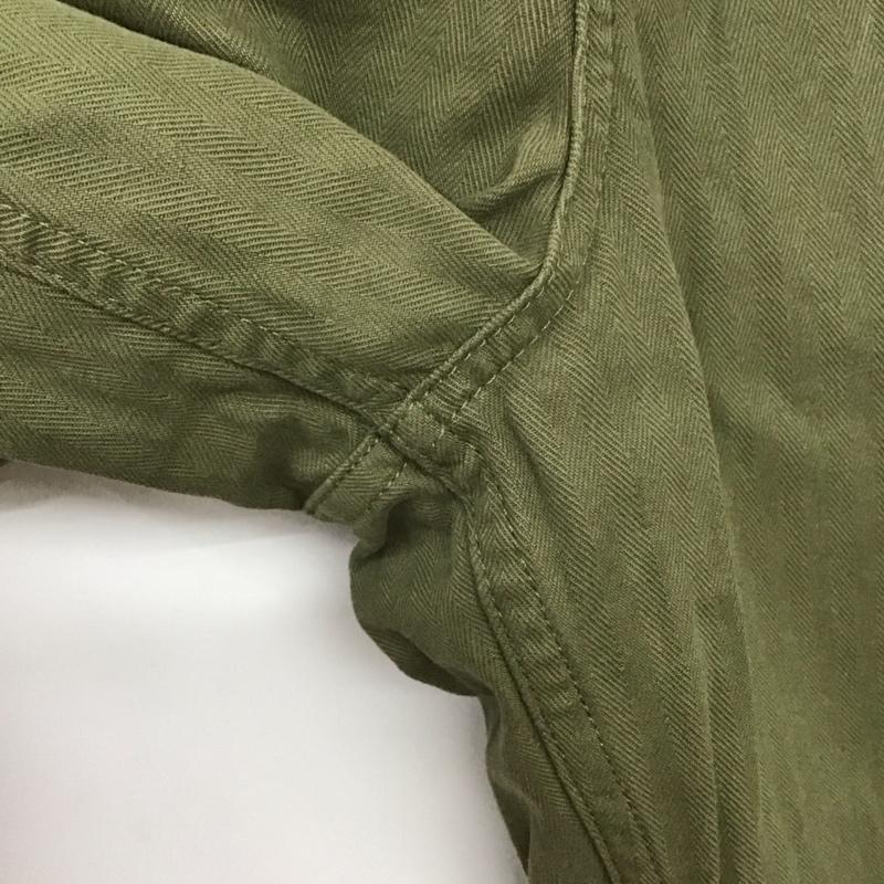 フリーホイーラーズ FREEWHEELERS パンツ ワークパンツ、ペインターパンツ u.s.m.c devil dog m-1944 1940sCIVILIANMILITARYSTYLECLOTHING ミリタリーパンツ 34インチ ロゴ、文字 カーキ / カーキ / メンズ USED 古着 中古 10139021