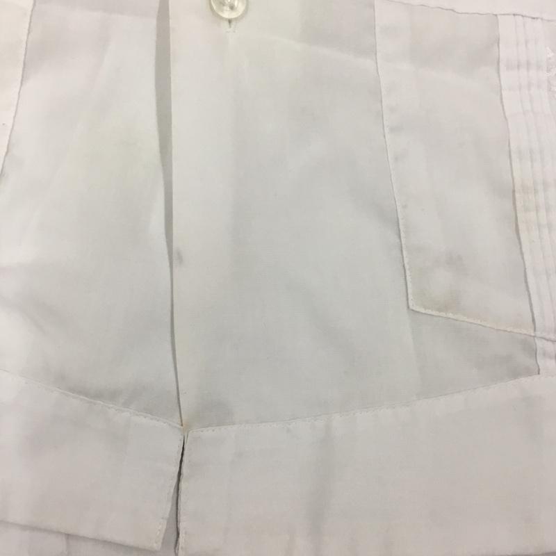 古着 USED シャツ、ブラウス 半袖 半袖シャツ カラーシャツ 半袖カットソー 総柄 白 / ホワイト /  メンズ USED 古着 中古 10113295