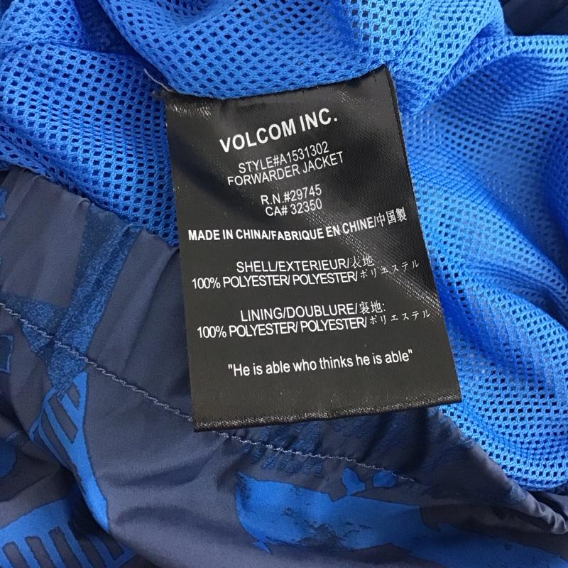 ボルコム VOLCOM ジャケット、上着 ジャンパー、ブルゾン ジップアップジャケット ナイロンジャケット アウター ジップアップパーカー S プリント マルチカラー / マルチカラー / メンズ USED 古着 中古 10133259