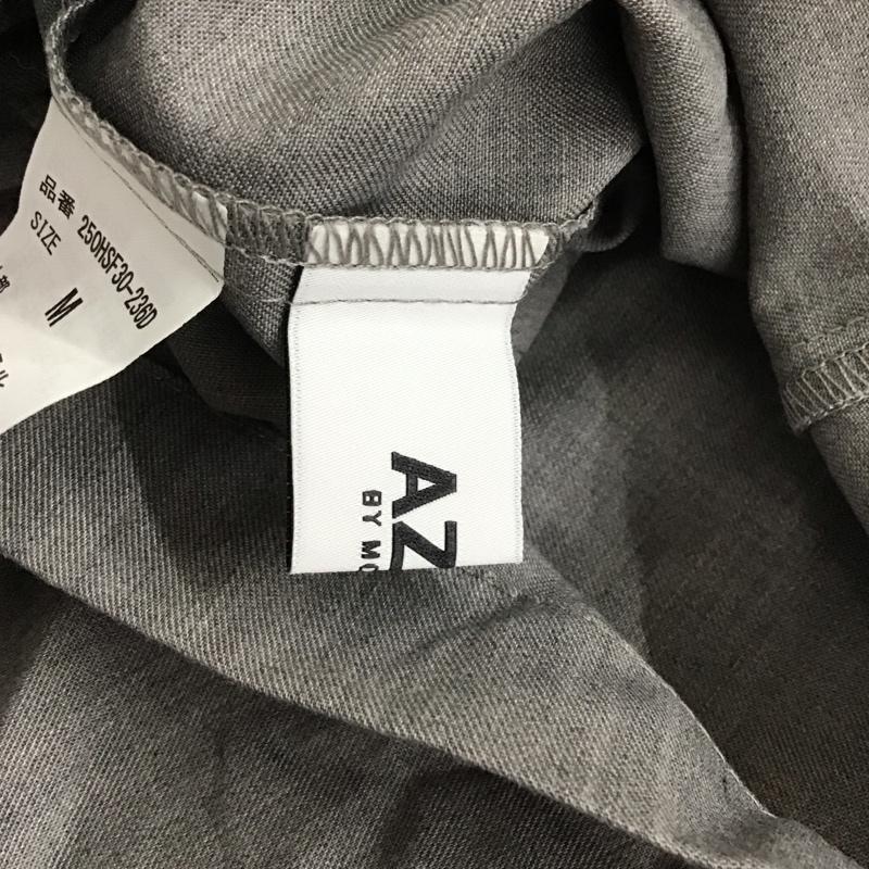アズールバイマウジー AZUL BY MOUSSY カットソー 半袖 250HSF30-236D ビスチェレイヤードパフスリーブトップス M 無地 白 / ホワイト / X 灰 / グレー / レディース USED 古着 中古 10129237