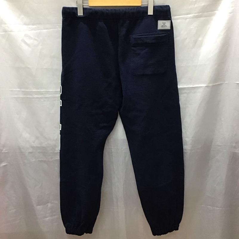 ラフアンドラゲッド ROUGH and RUGGED ボトムス ボトムス スウェットパンツ ワイドパンツ カジュアルパンツ ジャージ 3 無地 紺 / ネイビー / メンズ USED 古着 中古 10111810