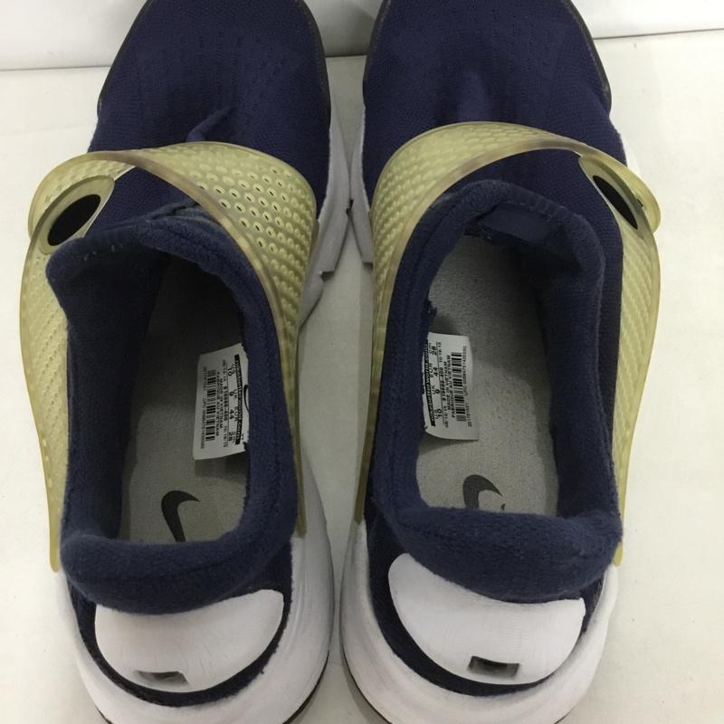 ナイキ NIKE スニーカー スニーカー 819686-400 SOCK DART 28cm 28.0cm ワンポイント 紺 / ネイビー / メンズ USED 古着 中古 10138033