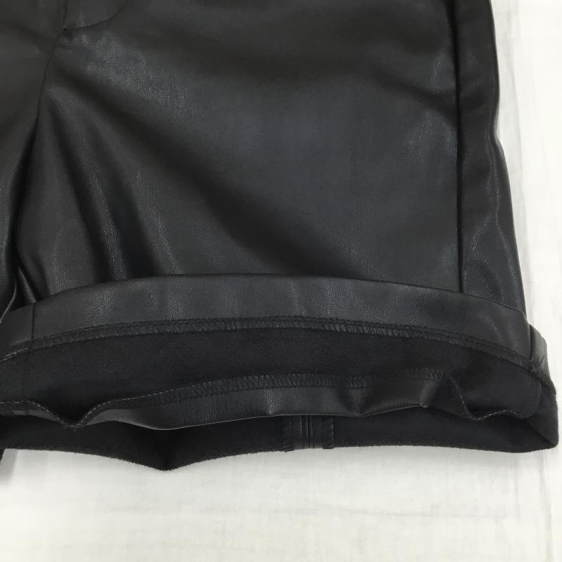 ジーナシス JEANASIS パンツ ショートパンツ レザーショートパンツ FREE 無地 黒 / ブラック / レディース USED 古着 中古 10138072