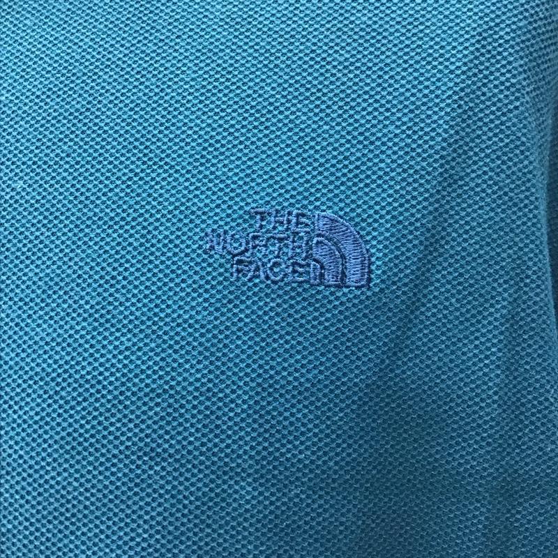 ザノースフェイス THE NORTH FACE Tシャツ 半袖 nt11955 CasualS/SCrew 半袖カットソー クルーネックカットソー XL ロゴ、文字 青 / ブルー /  メンズ USED 古着 中古 10111795