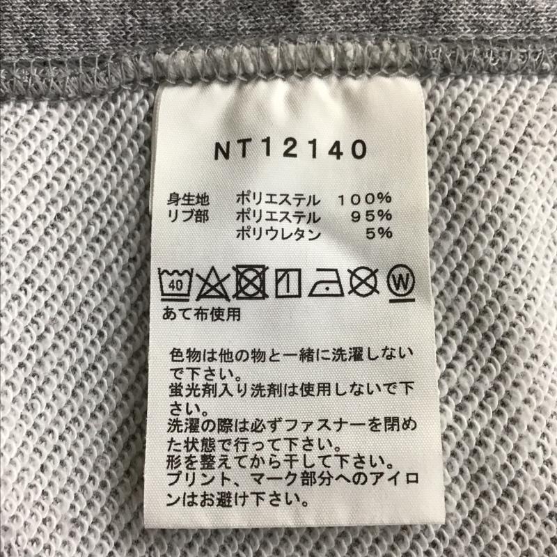 ザノースフェイス THE NORTH FACE パーカー 長袖 NT12140 スクエアロゴ フルジップ XL ロゴ、文字 灰 / グレー / メンズ USED 古着 中古 10116514