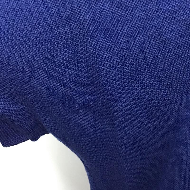 ラコステ LACOSTE ワンピース ロングスカート 半袖ロングワンピース ポロシャツワンピース カラーシャツワンピース XS ロゴ、文字 青 / ブルー / レディース USED 古着 中古 10119472