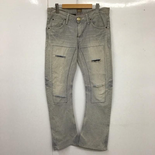 リー Lee パンツ デニム、ジーンズ スリムパンツ コーデュロイパンツ S ストライプ マルチカラー / マルチカラー /  メンズ USED 古着 中古 10126219