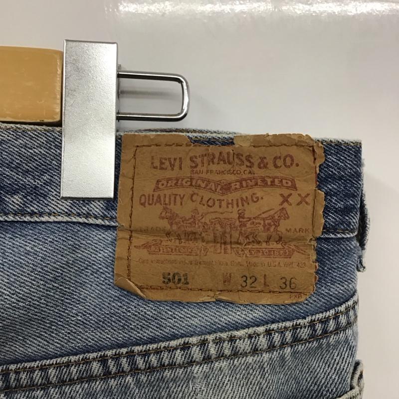 リーバイストラウスアンドコー Levi Strauss & co. パンツ デニム、ジーンズ デニムパンツ ストレートパンツ カジュアルパンツ 32インチ 無地 インディゴ / インディゴ /  メンズ USED 古着 中古 10124042