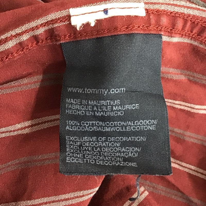 トミーヒルフィガー TOMMY HILFIGER シャツ、ブラウス 長袖 長袖シャツ カラーシャツ ポケットシャツ 長袖カットソー ストライプシャツ M ストライプ マルチカラー / マルチカラー / メンズ USED 古着 中古 10118264