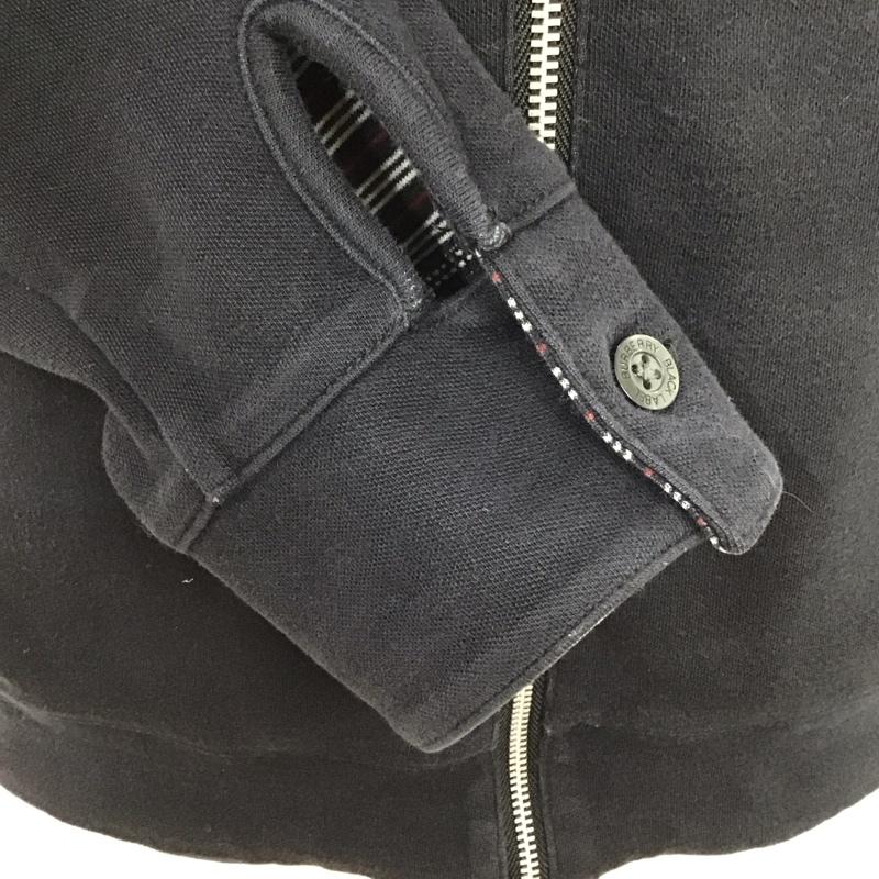 バーバリーブラックレーベル BURBERRY BLACK LABEL ジャケット、上着 ジャンパー、ブルゾン ジップアップジャケット ジャンパー ジャケット カジュアルジャケット カーディガン 2 ロゴ、文字 紺 / ネイビー / メンズ USED 古着 中古 10120042