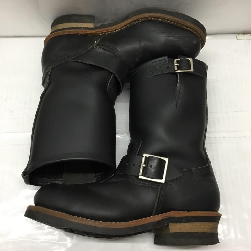 レッドウィング RED WING ブーツ エンジニアブーツ D2268 USA6 UK5 24cm 24.0cm 無地 黒 / ブラック / レディース USED 古着 中古 10107869