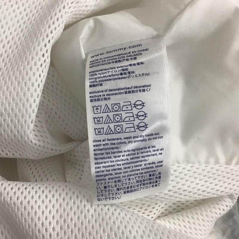 トミーヒルフィガー TOMMY HILFIGER ジャケット、上着 ジャンパー、ブルゾン ナイロンジャケット RM876A2909 M ロゴ、文字 X プリント 白 / ホワイト / メンズ USED 古着 中古 10146790