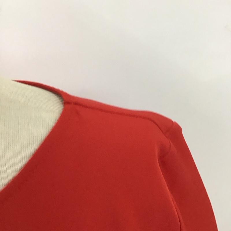 ザラ ZARA カットソー 長袖 M 無地 赤 / レッド /  レディース USED 古着 中古 10114097