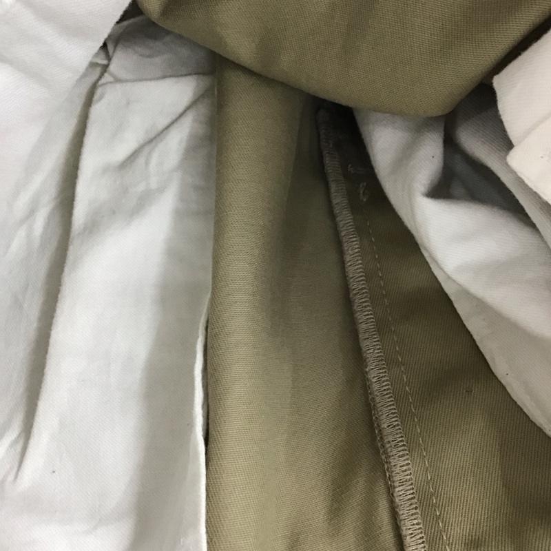 チャンピオン Champion パンツ チノパン c3-q220 チノパン ワイドパンツ ブロークンチノ アンクルパンツ 9分丈 L 無地 ベージュ / ベージュ / メンズ USED 古着 中古 10138426