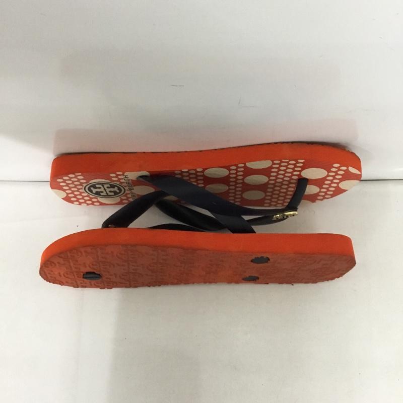 トリーバーチ TORY BURCH サンダル サンダル ビーチサンダル 箱有 ロゴ、文字 赤 / レッド / レディース USED 古着 中古 10128294
