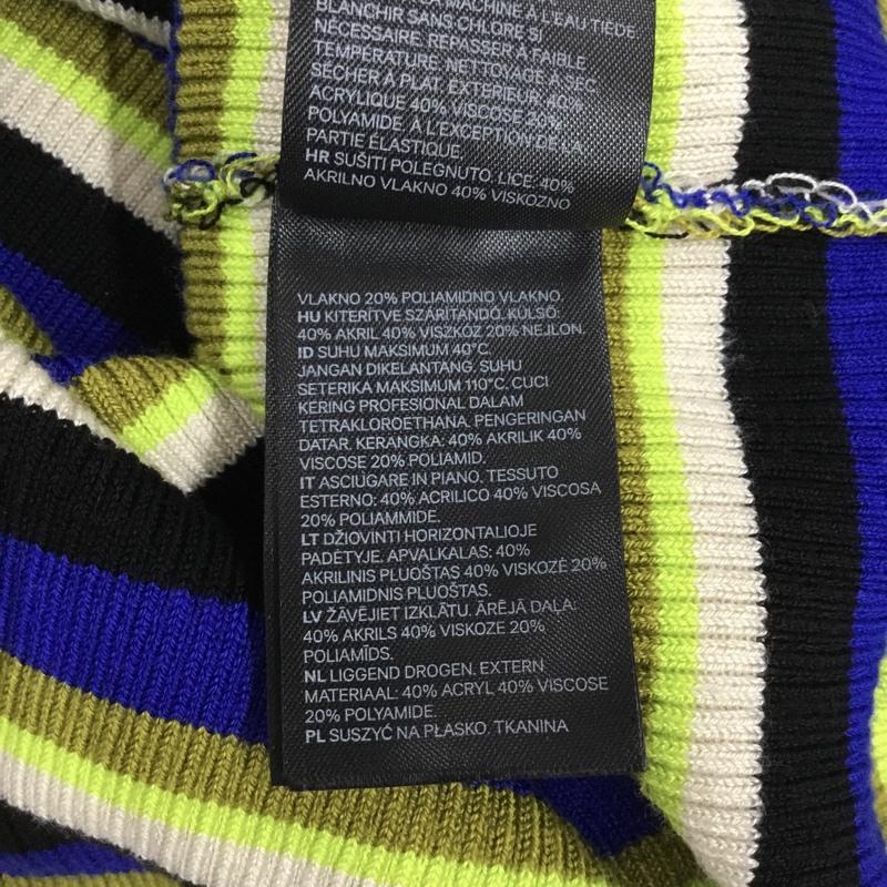 カンゴール KANGOL ニット、セーター 長袖 H&M L ボーダー柄 マルチカラー / マルチカラー /  レディース USED 古着 中古 10110744