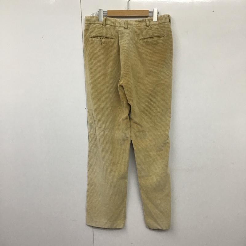 ランズエンド LANDS END パンツ ワークパンツ、ペインターパンツ ワイドパンツ コーデュロイパンツ カジュアルパンツ 33インチ 無地 ベージュ / ベージュ / メンズ USED 古着 中古 10128720