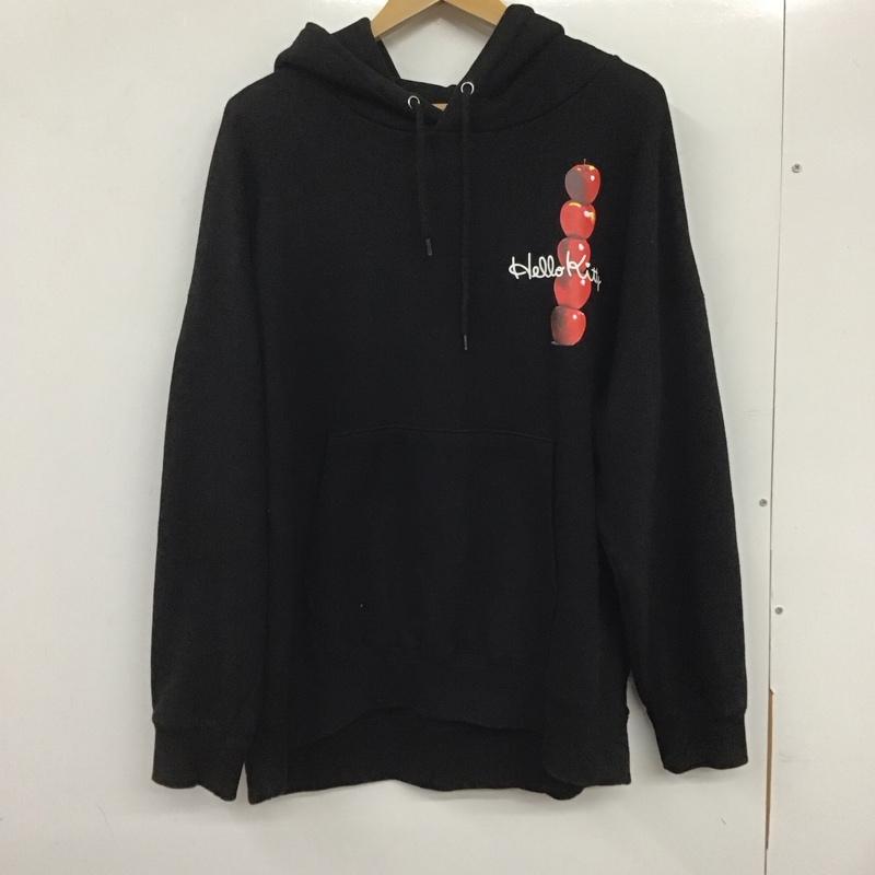 コンバーストウキョウ CONVERSE TOKYO パーカー 長袖 プリント 黒 / ブラック / メンズ USED 古着 中古 10133140
