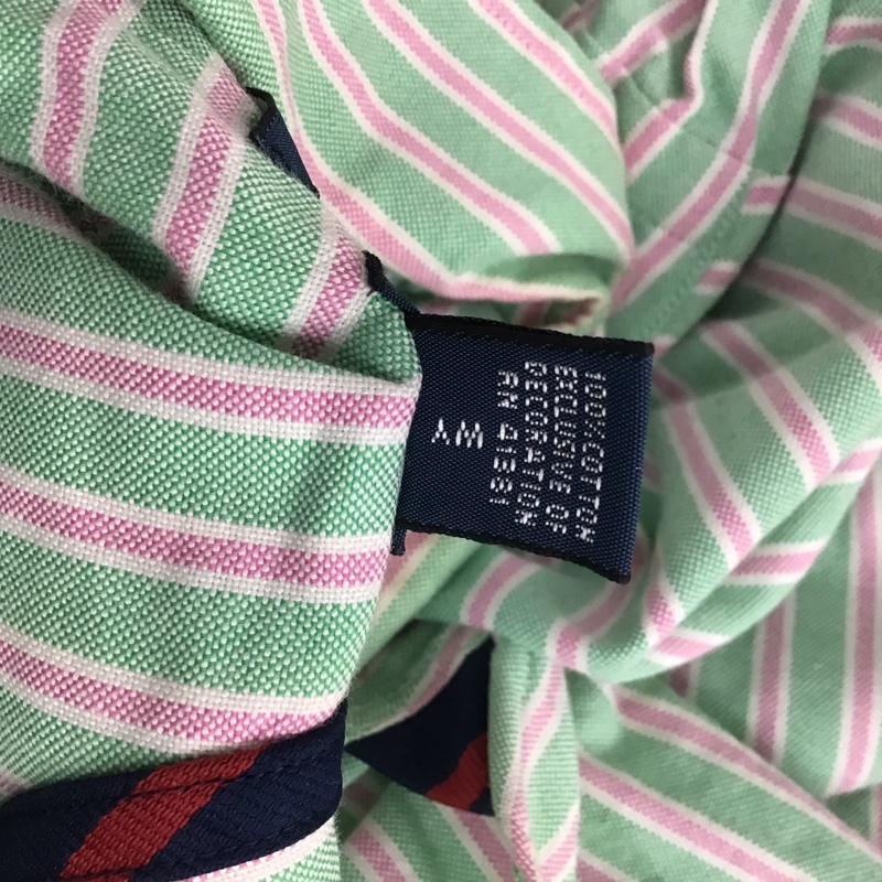 ラルフローレン RALPHLAUREN シャツ、ブラウス 長袖 長袖シャツ カラーシャツ ストライプシャツ 長袖カットソー ボタンダウンシャツ S ストライプ マルチカラー / マルチカラー /  メンズ USED 古着 中古 10109147