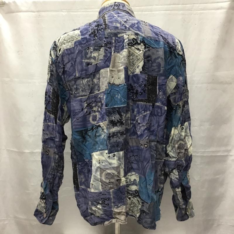 古着 USED シャツ、ブラウス 長袖 長袖シャツ カラーシャツ 長袖カットソー アロハシャツ 総柄 マルチカラー / マルチカラー / メンズ USED 古着 中古 10106422