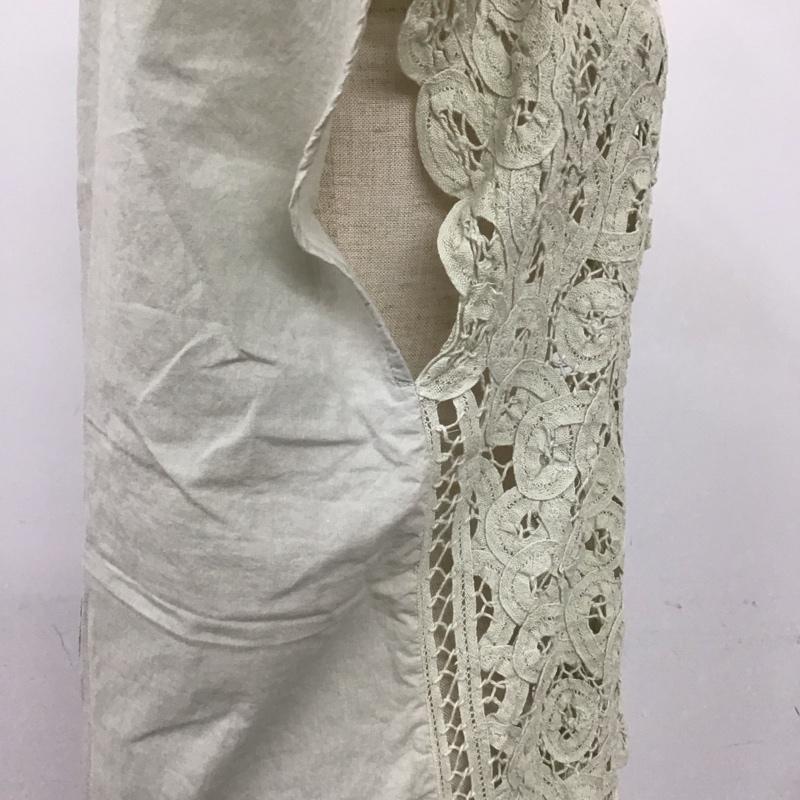 ニコアンド niko and... カットソー 半袖 バテンレース レース柄 薄緑 / ライトグリーン /  レディース USED 古着 中古 10112638