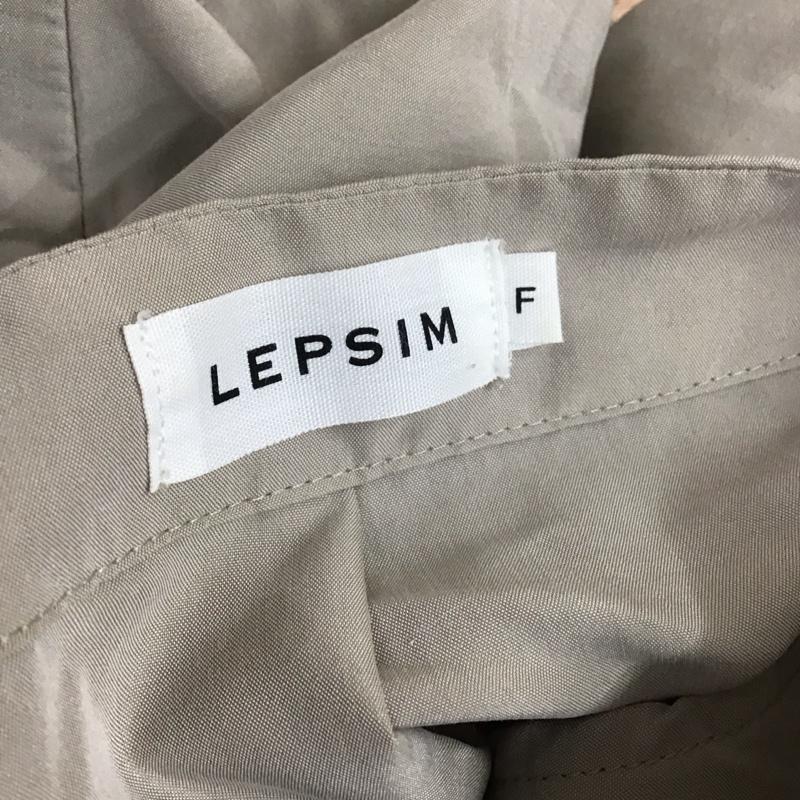 レプシィム LEPSIM シャツ、ブラウス 長袖 LP060578SB ギャザーショルダーブラウス FREE 無地 灰 / グレー / レディース USED 古着 中古 10114228