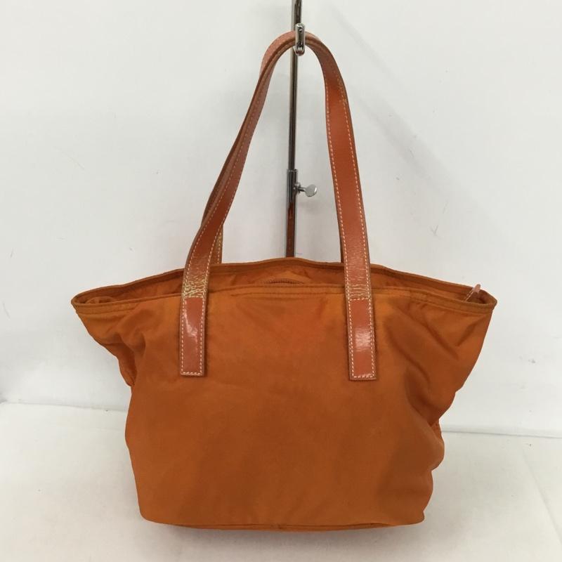 プラダ PRADA ハンドバッグ ハンドバッグ ロゴ、文字 橙 / オレンジ / レディース USED 古着 中古 10128301