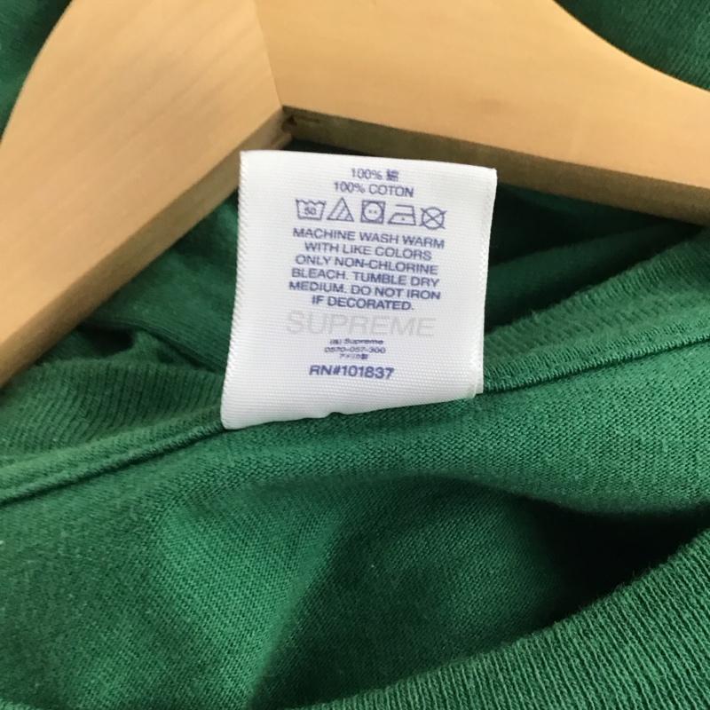 シュプリーム Supreme Tシャツ 半袖 21SS KAWSChalkLogoTee 半袖カットソー プリントTシャツ クルーネックカットソー M ロゴ、文字 緑 / グリーン / メンズ USED 古着 中古 10137950