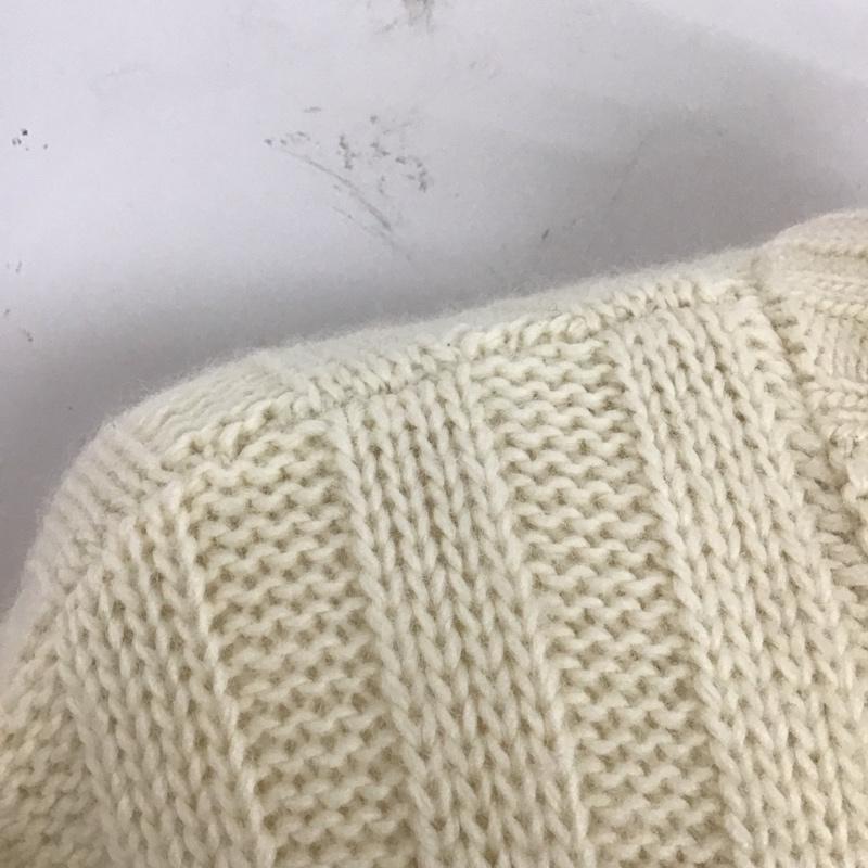 ティンバーランド Timberland ニット、セーター 長袖 長袖ニットカットソー ニット セーター タートルネックニット M 白 / ホワイト / メンズ USED 古着 中古 10112836