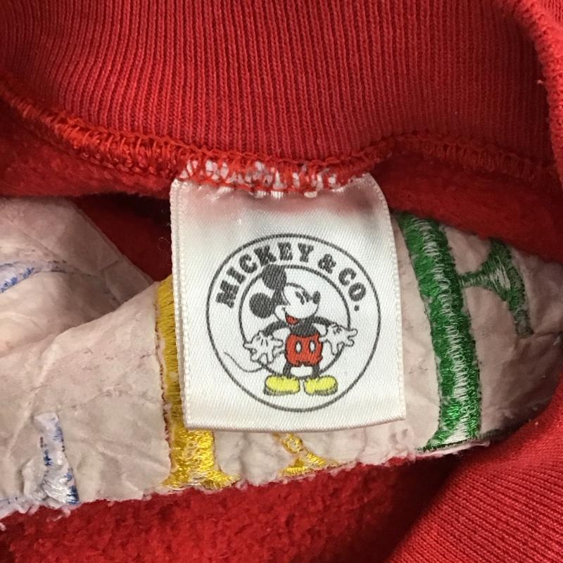 古着 USED トレーナー 長袖 長袖トレーナー スウェット クルーネック リブスウェットカットソー 古着 XL ロゴ、文字 赤 / レッド / レディース USED 古着 中古 10124230