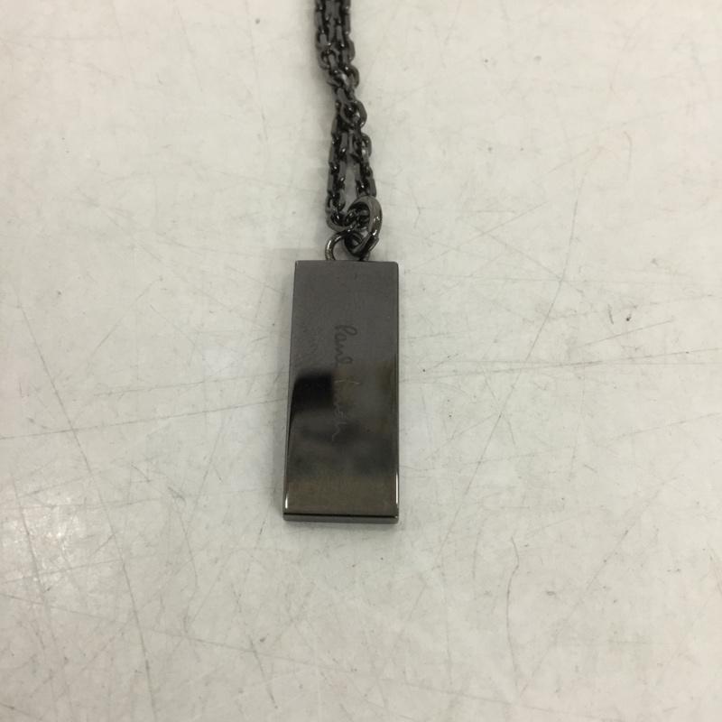 ポールスミス Paul Smith アクセサリー ネックレス、ペンダント ロゴ、文字 黒 / ブラック / メンズ USED 古着 中古 10139226