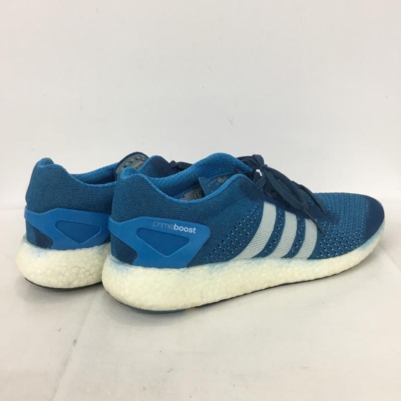 アディダス adidas スニーカー スニーカー YYA606001 ランニングシューズ 29.5cm 29.5cm ロゴ、文字 青 / ブルー / メンズ USED 古着 中古 10133901