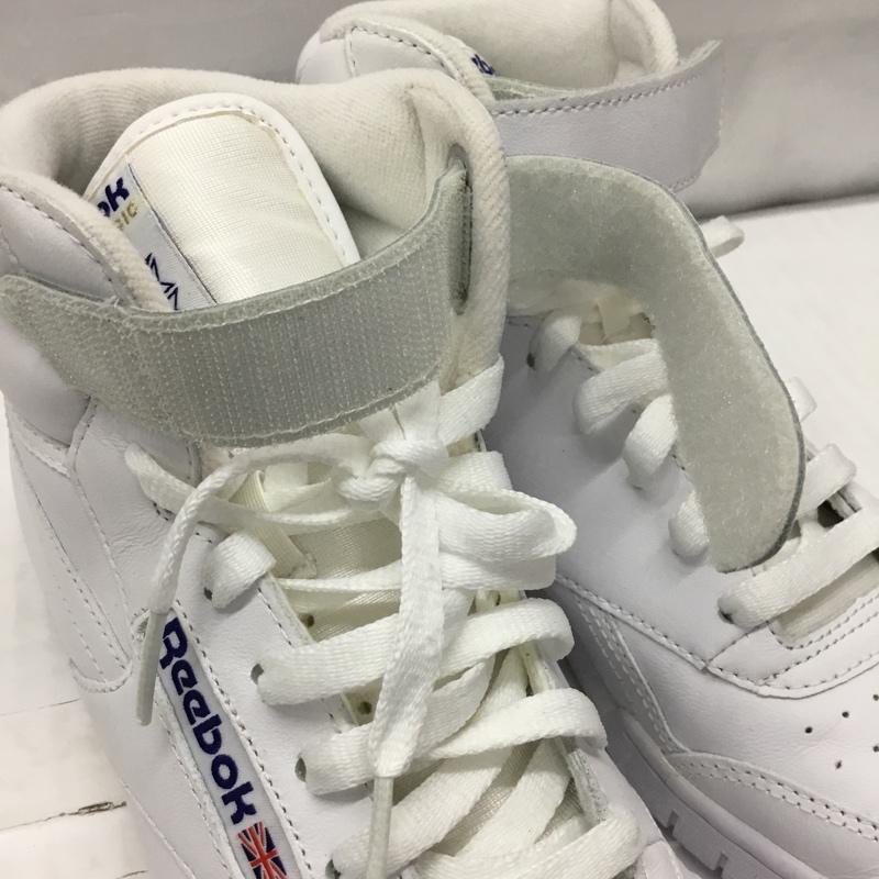 リーボック Reebok スニーカー スニーカー 3477 EX-O-FIT HI 24.5cm 24.5cm ロゴ、文字 白 / ホワイト / レディース USED 古着 中古 10121482