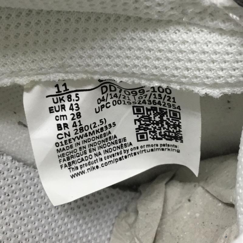 ナイキ NIKE スニーカー スニーカー DD7099 100 WMNS DUNK LOW SE アニマル 28cm 箱有 28.0cm ロゴ、文字 白 / ホワイト / メンズ USED 古着 中古 10111967