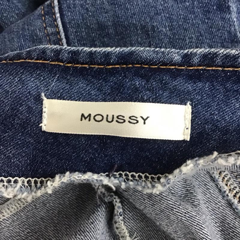 マウジー MOUSSY ワンピース・ドレス・オールインワン ワンピース・ドレス・オールインワン 010DSH12-0260 ワンショルダー デニム オールインワン 2 無地 青 / ブルー / レディース USED 古着 中古 10108604