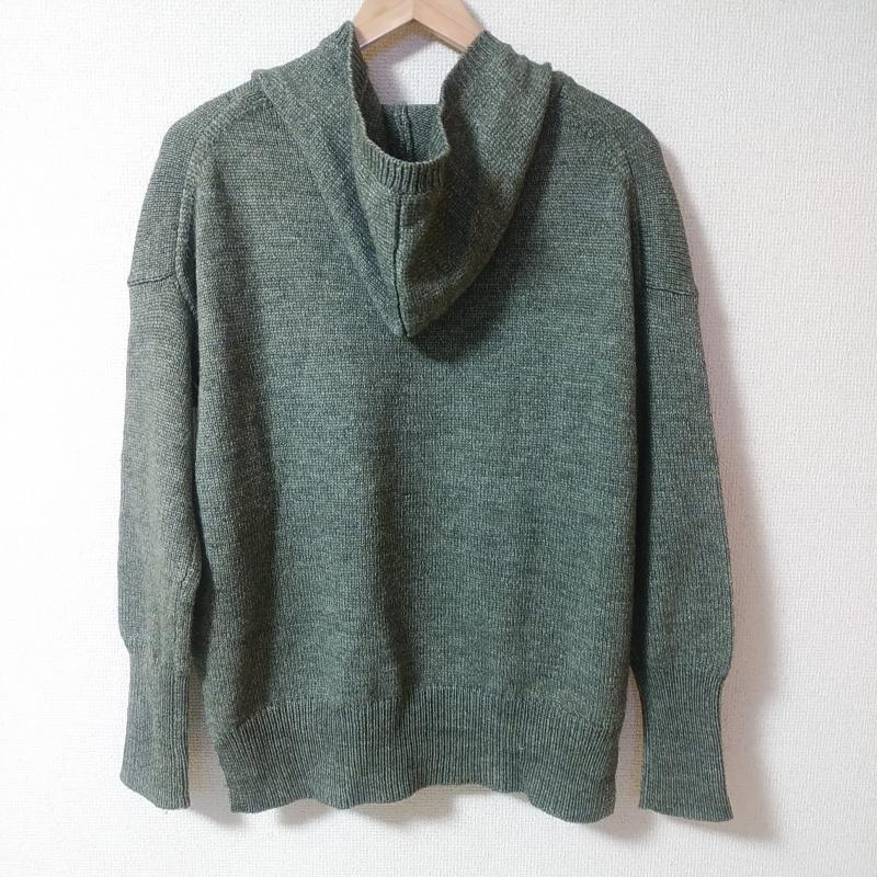 レッドチョップワークス RED CHOP WORKS ニット、セーター 長袖 38 無地 緑 / グリーン / レディース USED 古着 中古 10031280