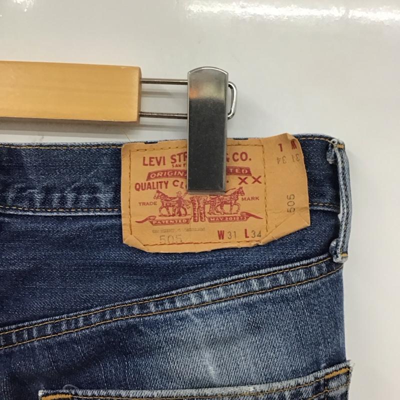 リーバイストラウスアンドコー Levi Strauss & co. パンツ デニム、ジーンズ デニムパンツ スリムパンツ カジュアルパンツ 31インチ 無地 インディゴ / インディゴ / メンズ USED 古着 中古 10130060