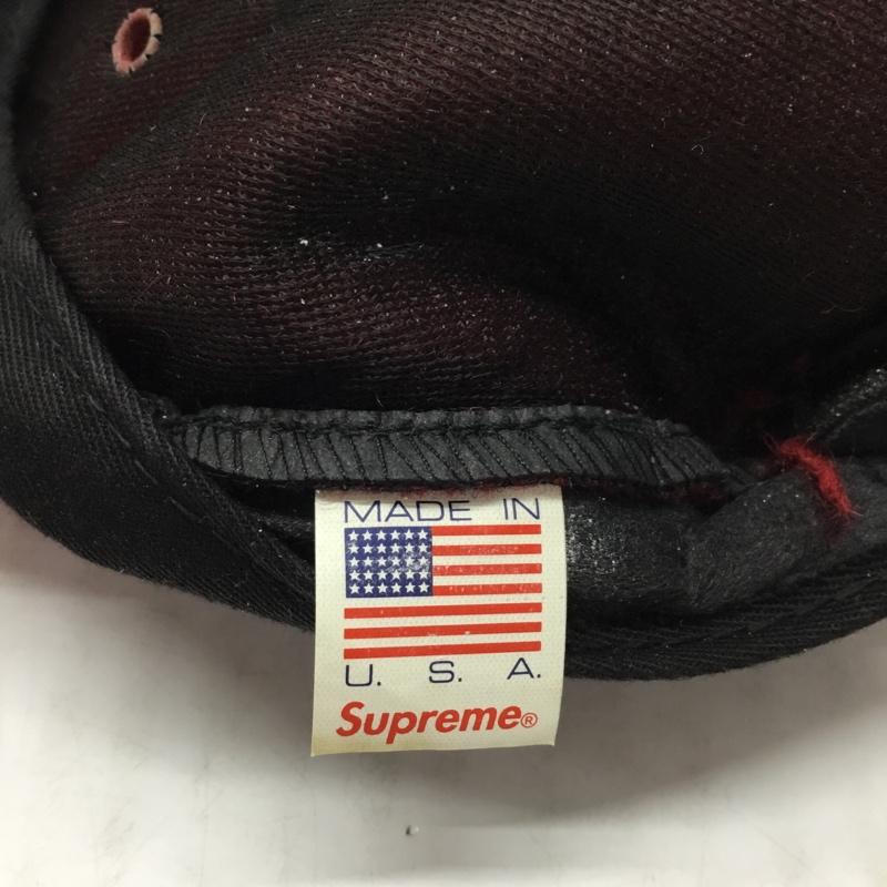 シュプリーム Supreme 帽子 キャップ HARRIS TWEED Camp Cap ボックスロゴ ロゴ、文字 赤 / レッド / メンズ USED 古着 中古 10117620