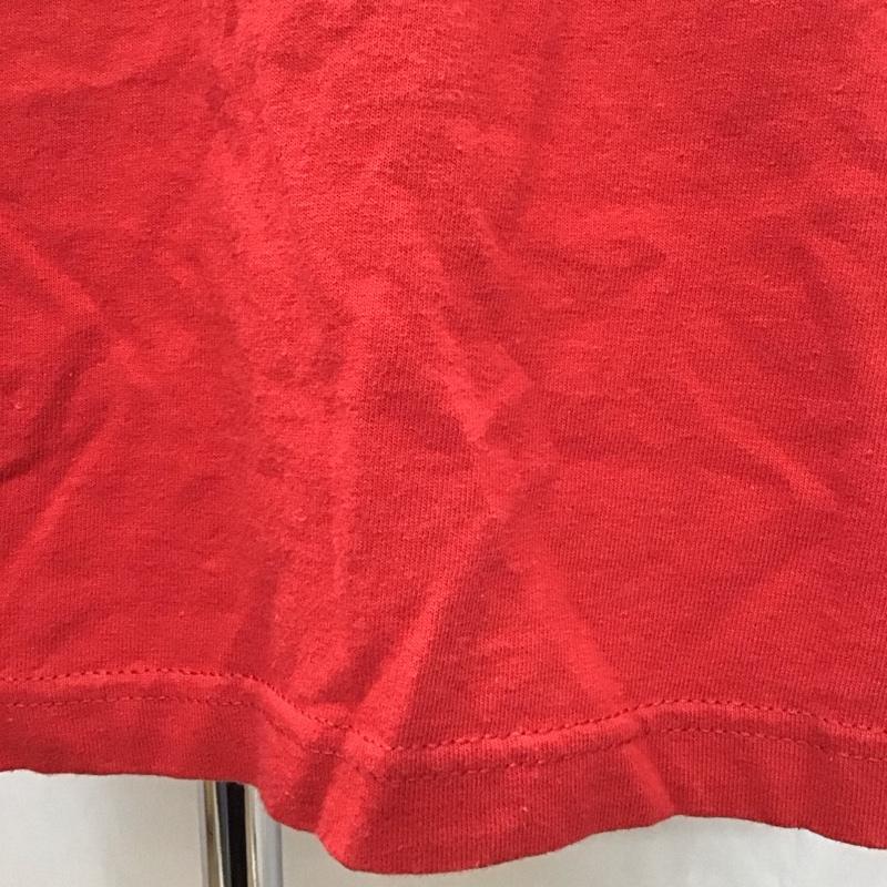 アディダス adidas Tシャツ 半袖 半袖カットソー プリントTシャツ クルーネックカットソー スポーツウェア XL プリント 赤 / レッド / メンズ USED 古着 中古 10116938